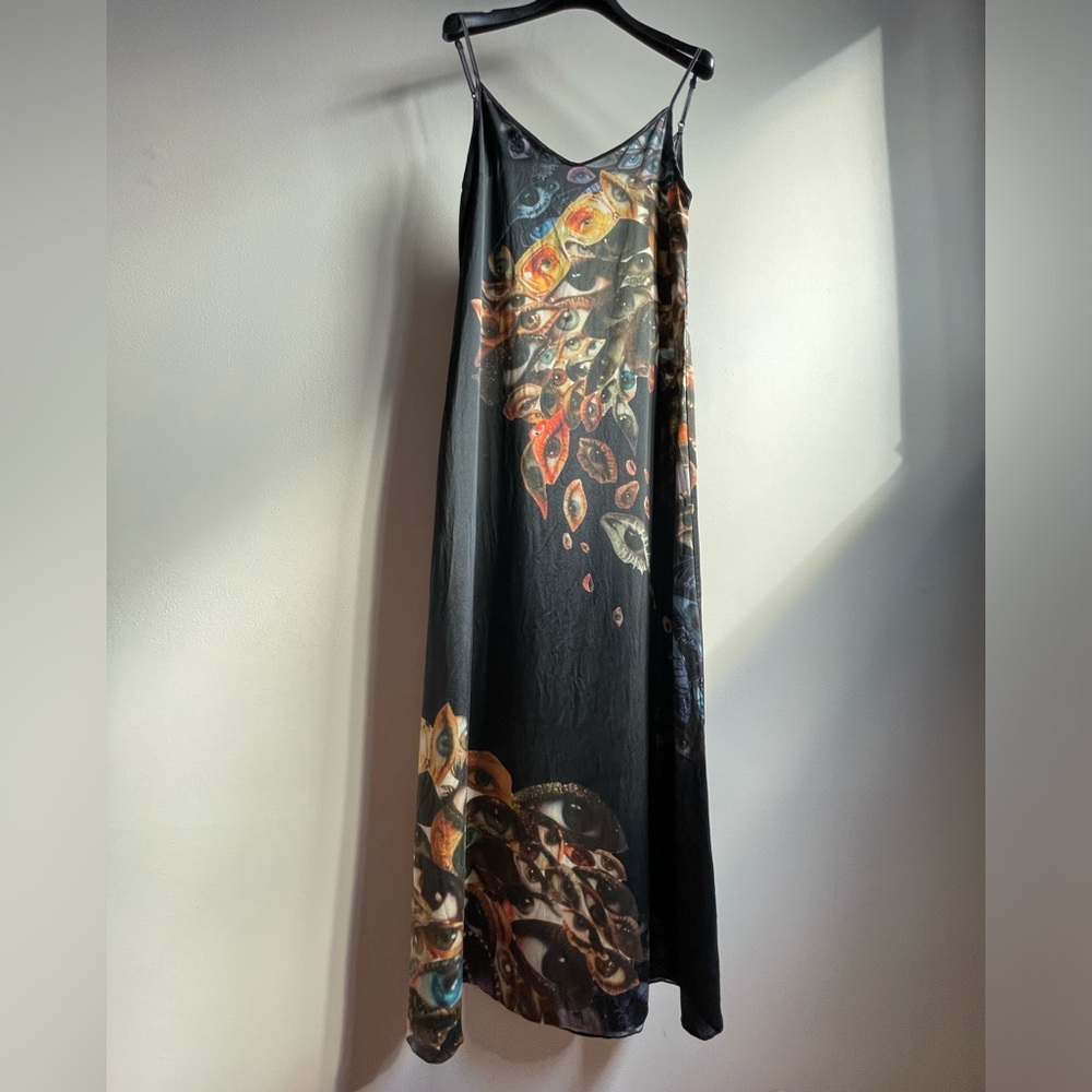 Silk Avant-Garde Designer Slip Dress Size Small / Medium - Picture 16 of 16